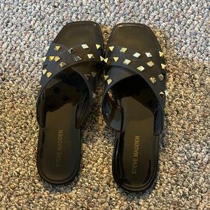 Steve Madden Black Sandals